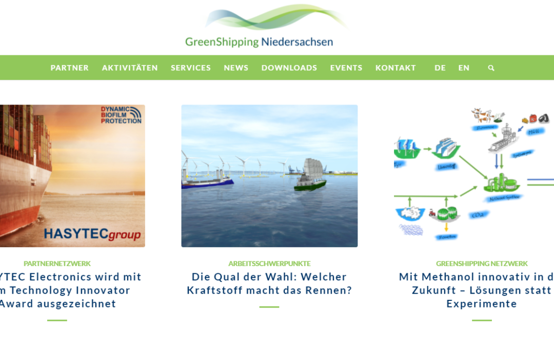 Contribution on GreenShipping Niedersachsen